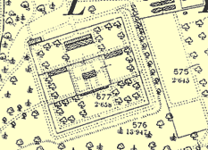 Cally Garden from the Ordnance Survey 1895 25:1